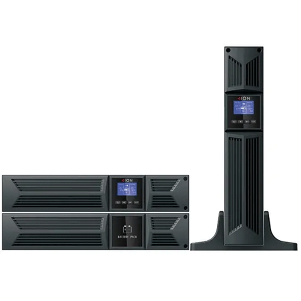 IONION F18 3000VA / 2700W ONLINE UPS, 2U RACK/TOWER, 8 X C13 (TWO GROUPS