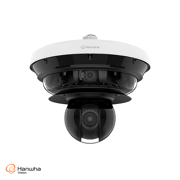 Hanwha VisionHanwha Vision 8MP H.265 IR Multi-sensor camera with PTZ and AI Object