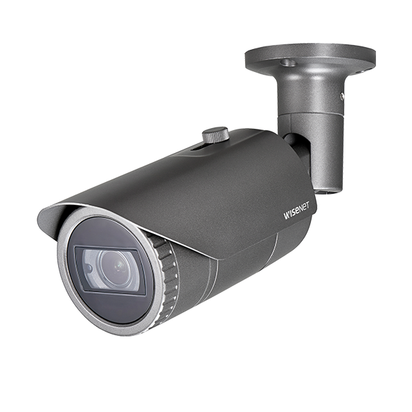 Hanwha VisionWisenet Q Series 4MP H.265 NW IR Bullet Varifocal Lens Camera (NDAA Ap