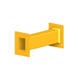 GenericSDC Outdoor Mount Extension to suit SEQ Bollard, 300mm, Yellow