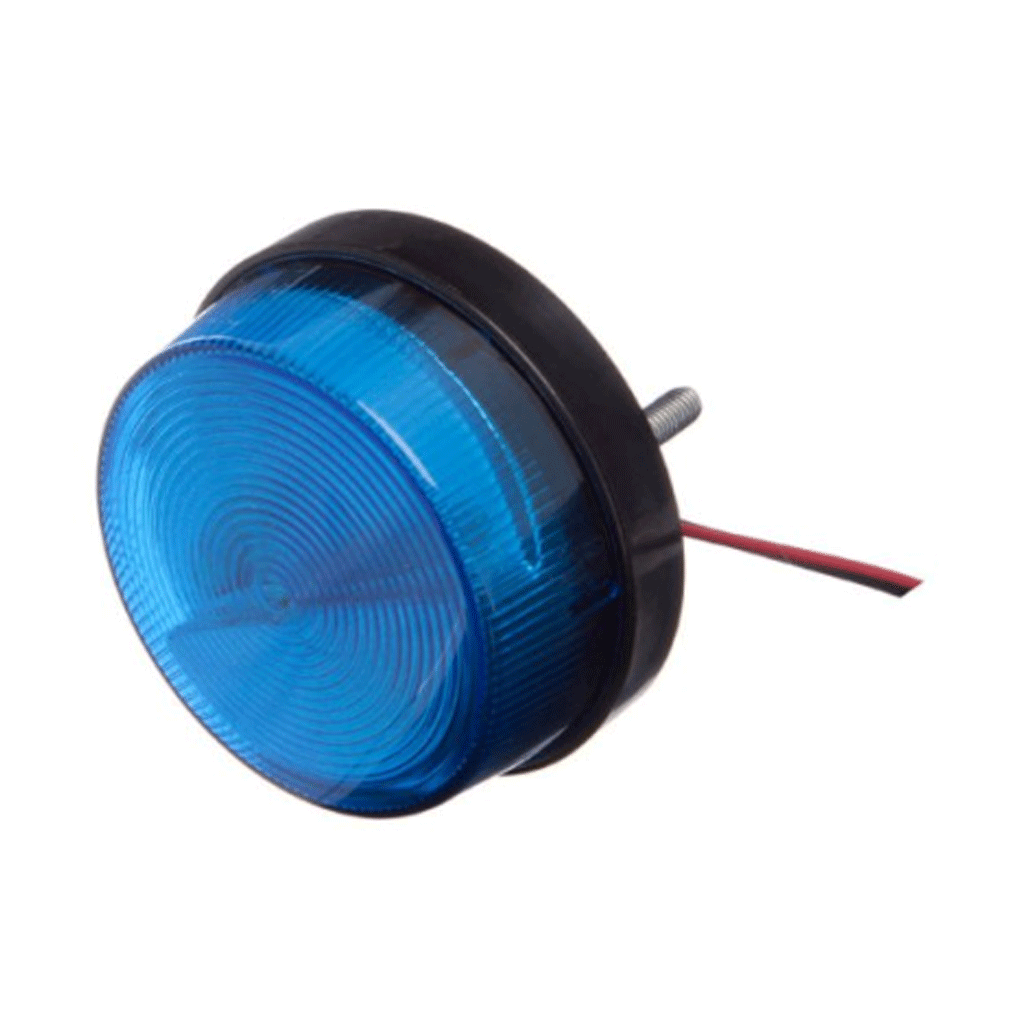 X2 SecurityLED Security Strobe, 12V DC, 2-Stud Mounting, Blue