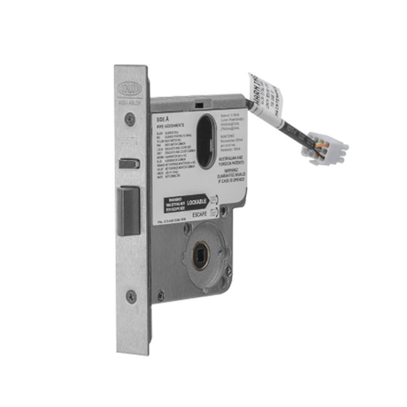 Lockwood3579 Electric Mortice Lock, 60mm Backset, Monitored KOM, PTO/PTL, 12-2