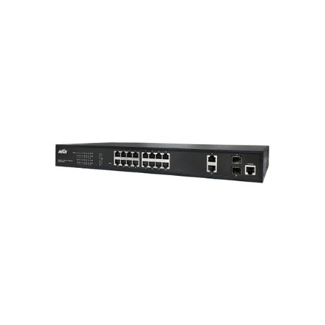 AetekAetek 16 Port Managed 1Gb PoE Switch, 2x SFP, RJ45, NTS, 250W