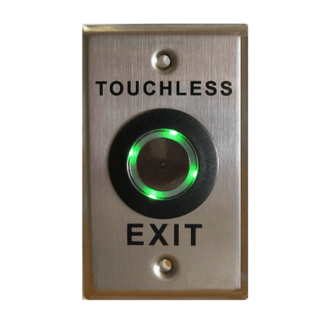 X2 SecurityTouchless Exit Button, SS Plate, Illuminated