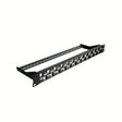 CERTECHCERTECH 1RU 19" 24 Port Unloaded Staggered Patch Panel, with Rear Supp