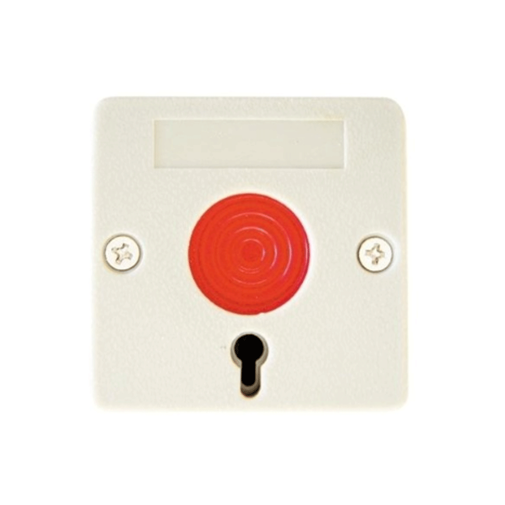 GenericSingle Button Emergency Switch, Plastic, Key Resettable