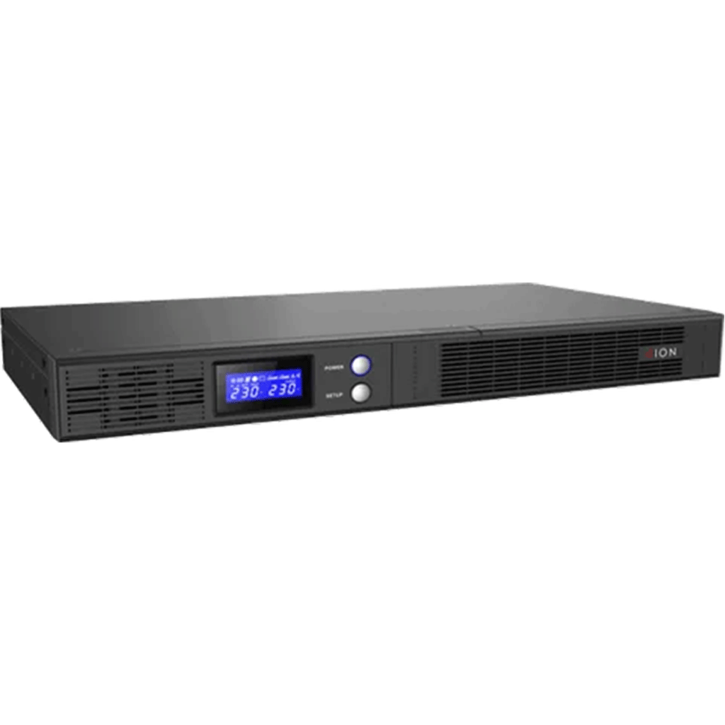 IONION F15R LINE INTERACTIVE 650VA/390W, RACK/TOWER 1U, LCD, RS232, HID U