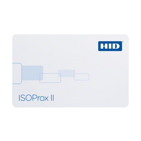 HIDHID Prox ISO Card, 125 KHz ISOPROX II, Inkjet Printed, Site Code 39