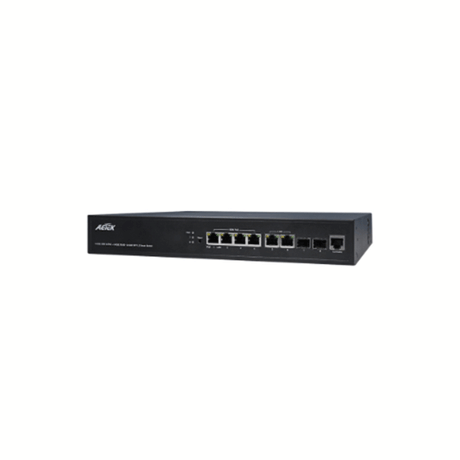 AetekAetek 4 Port Managed POE Bt Switch, for C62-05030x Switches 2x1G, 360W