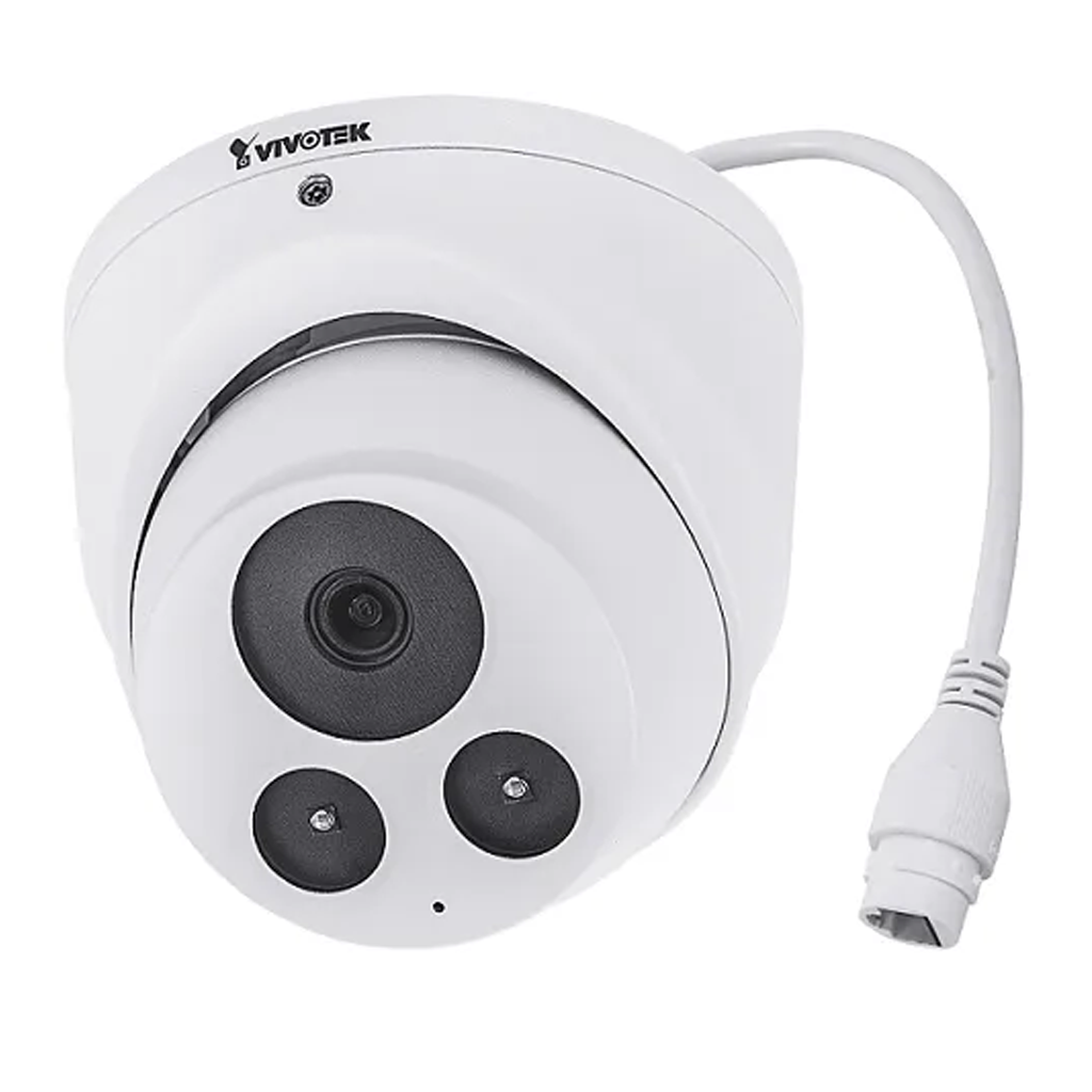 VIVOTEK C SERIES FLAT-FACED DOME, 5MP, 30FPS, 3.6MM, IR, IP66, PIGTAIL (IT9380-H(3.6MM))