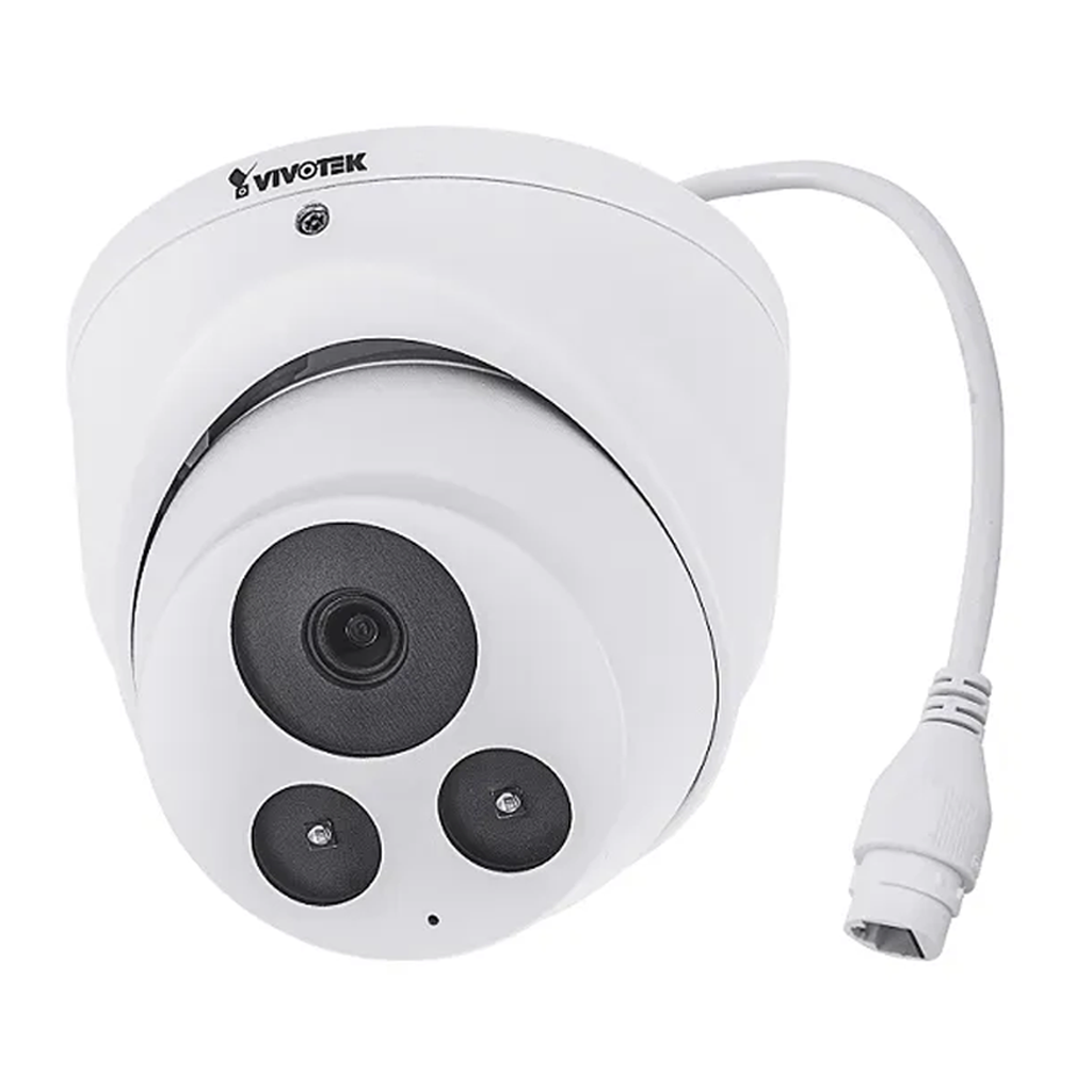 VIVOTEK C SERIES FLAT-FACED DOME, 5MP, 20FPS, 2.8MM, IR, IP66, PIGTAIL (IT9380-H,(2.8MM))