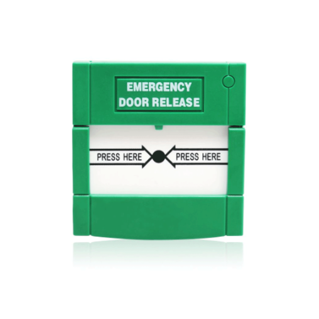 GenericSecor Emergency Door Release, Resettable, DPDT, Green