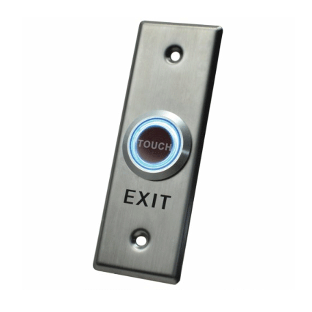 GenericX2 Touch Exit Button, Stainless Steel - Small, SPDT, 12VDC