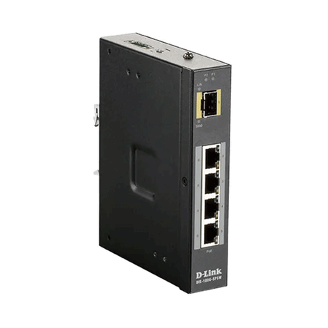 DLinkDLINK 5-PORT GIGABIT INDUSTRIAL POE SWITCH WITH 4 1000BASE-T POE PORTS