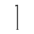 GenericSDC Outdoor Single Bollard Post, Tall, 75 x 75 x 2120mm, Black