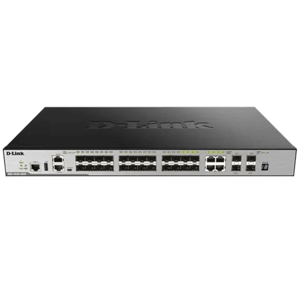 DLinkDLINK 28-PORT GIGABIT XSTACK LAYER 3+ MANAGED STACKABLE SWITCH WITH 24