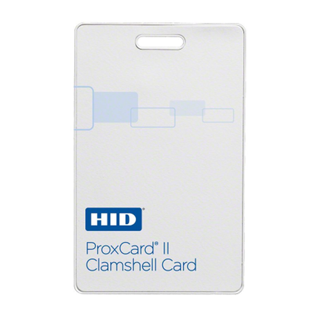 HIDHID Prox II Clamshell Card, (Custom Programmed Locally)