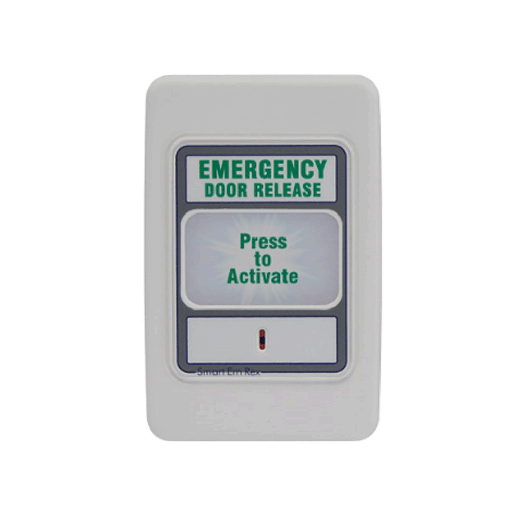 X2 SecurityTrojan Em Rex, Resettable Emergency Door Release, White