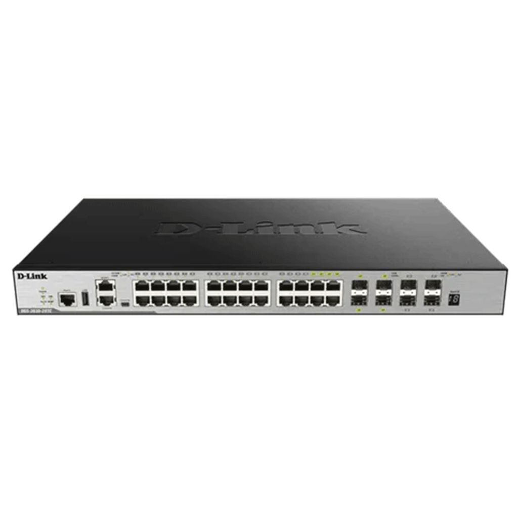 DLinkDLINK 28-PORT GIGABIT XSTACK LAYER 3+ MANAGED STACKABLE SWITCH WITH 24