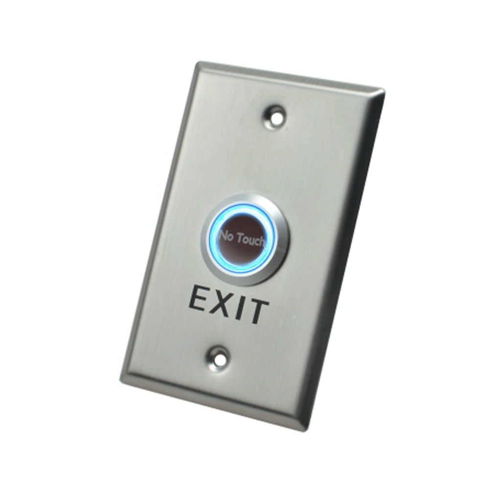 X2 SecurityX2 Touchless Exit Button, Stainless Steel - Large, SPDT, 12VDC