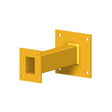 GenericSDC Outdoor Wall Mount Arm to suit Bollard Post, 300mm, Yellow