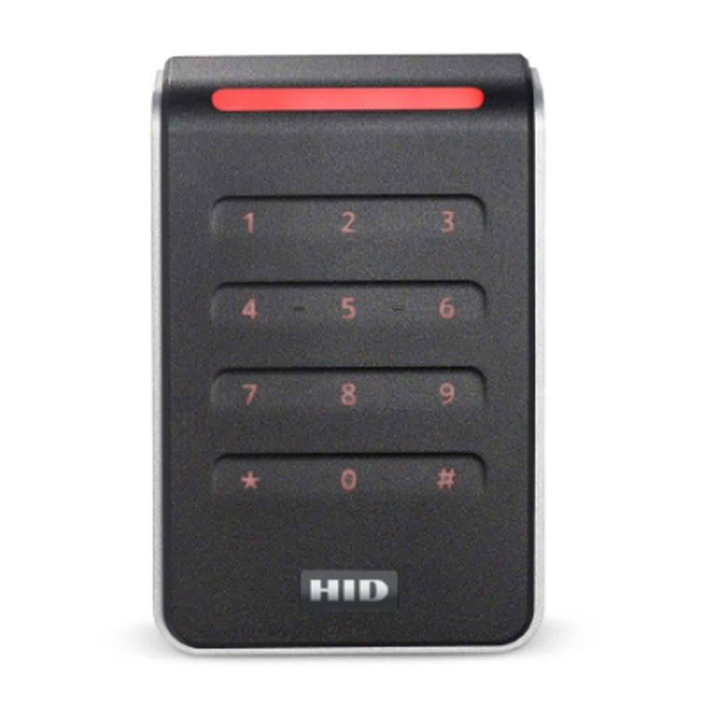 HIDHID Signo 40K Wide 3x4 Keypad Reader, Standard Profile, Terminal