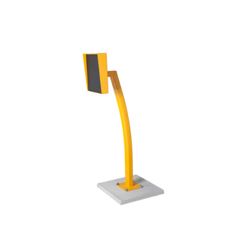 GenericSingle Bollard, Double Width Box - 303w x 333h x 40d mm, Yellow