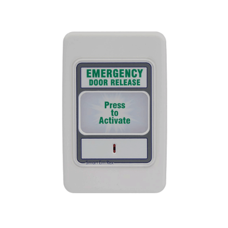 GenericTrojan Em Rex, Resettable Emergency Door Release, White