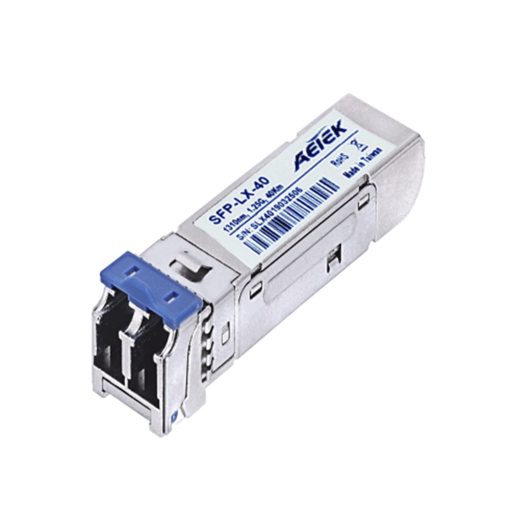 Aetek*SpOrd* Aetek Single-mode SFP Transceiver, LC Connector, 1300/1310nm, 