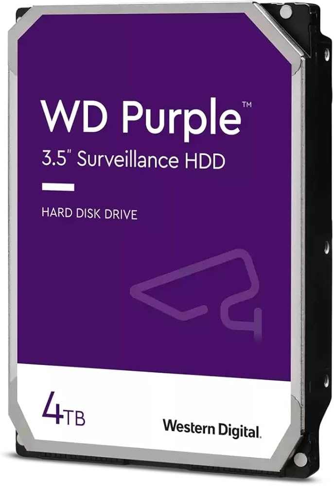 WESTERN DIGITAL WD40PURZ PURPLE 4TB HDD