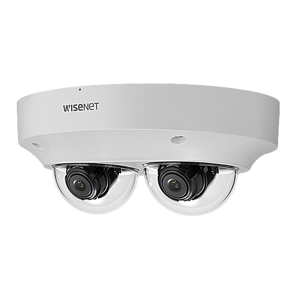 Hanwha VisionWISENET P Series 2MP x 2CH Multi-Directional Camera (Lens not included