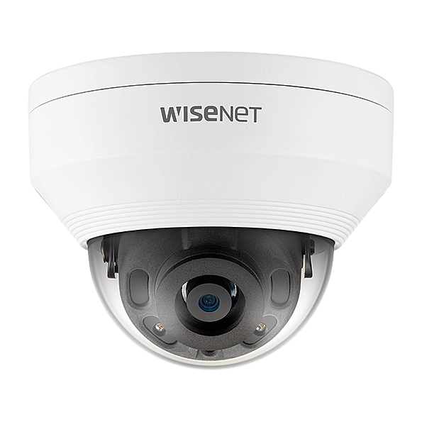 Hanwha VisionWISENET Q Series 5MP External Fixed Lens IR Vandal Dome Camera (4mm)