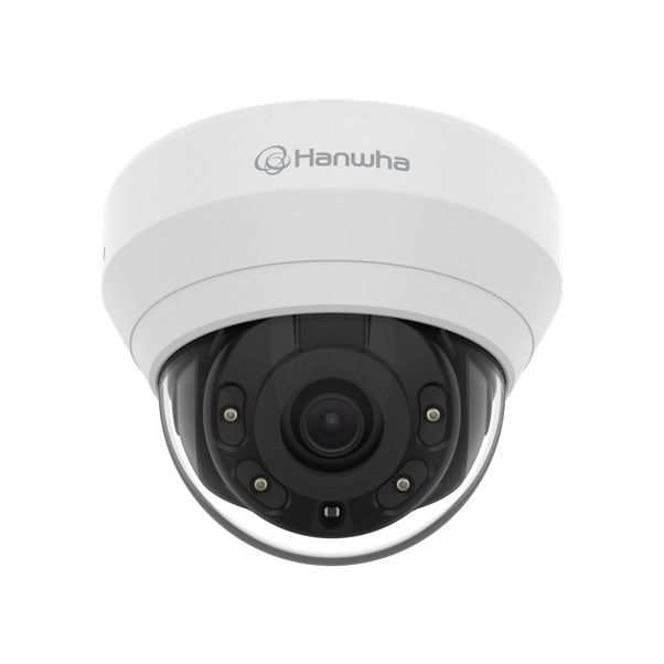 Hanwha VisionWisenet Q Series 4MP H.265 NW IR Dome 2.8mm Fixed Lens Camera