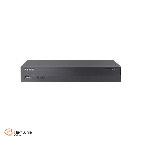 Hanwha VisionHanwha Vision 8CH 8MP H.265 NVR with PoE Switch