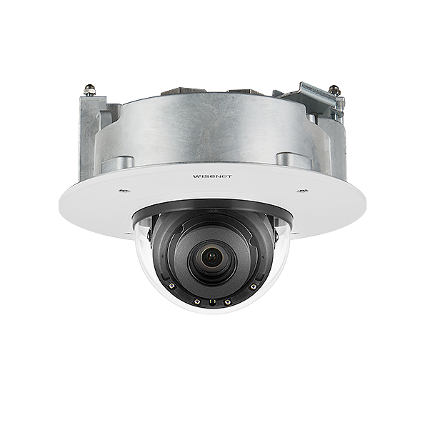 Hanwha VisionWISENET P Series 4K IR Internal Recessed Mount Dome AI Camera (4.5-10m