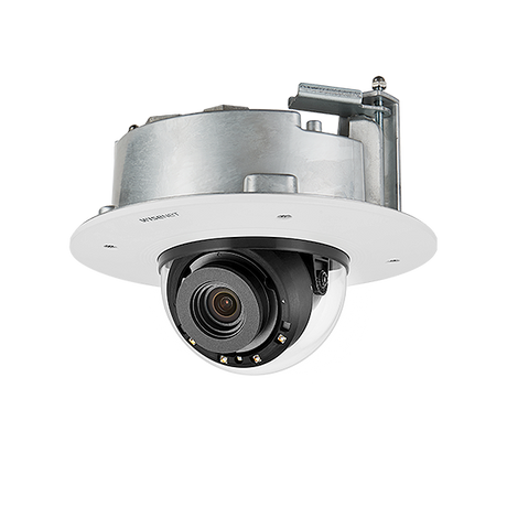 Hanwha VisionWISENET P Series 4K IR Internal Recessed Mount Dome AI Camera (4.5-10m