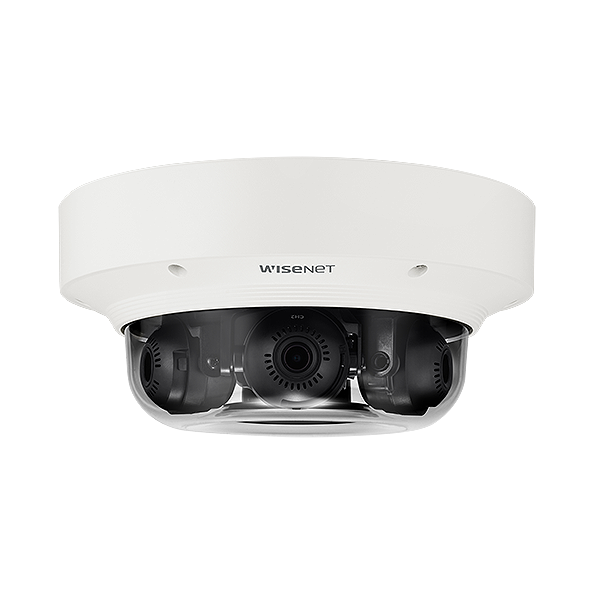 Hanwha VisionWISENET P Series 4K Multi-Sensor Vandal Dome with 3-6mm Motorised Vari