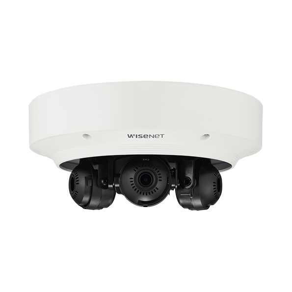 Hanwha VisionWISENET P Series 4K Multi-Sensor Vandal Dome with 3-6mm Motorised Vari