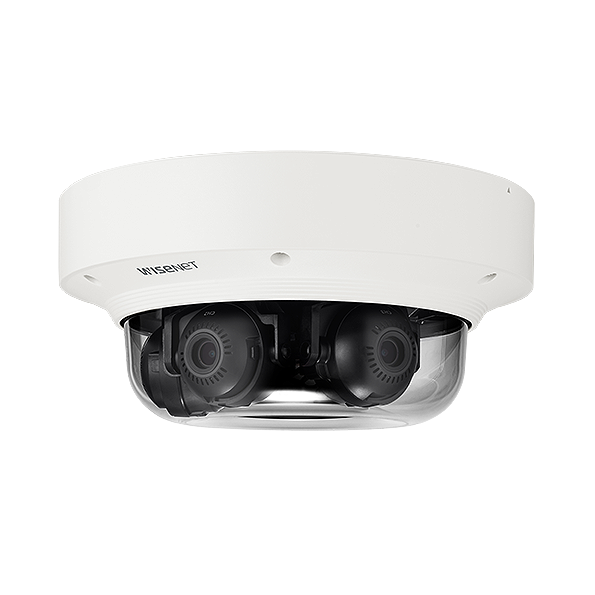 Hanwha VisionWISENET P Series 4K Multi-Sensor Vandal Dome with 3-6mm Motorised Vari