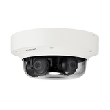 Hanwha VisionWISENET P Series 4K Multi-Sensor Vandal Dome with 3-6mm Motorised Vari