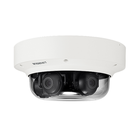 Hanwha VisionWISENET P Series 4K Multi-Sensor Vandal Dome with 3-6mm Motorised Vari