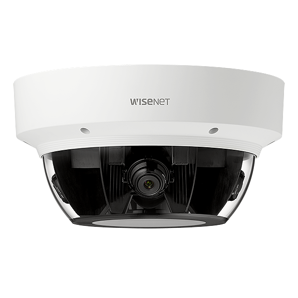 Hanwha VisionWISENET P Series 4K/20MP Multi-Directional Camera with Interchangeable