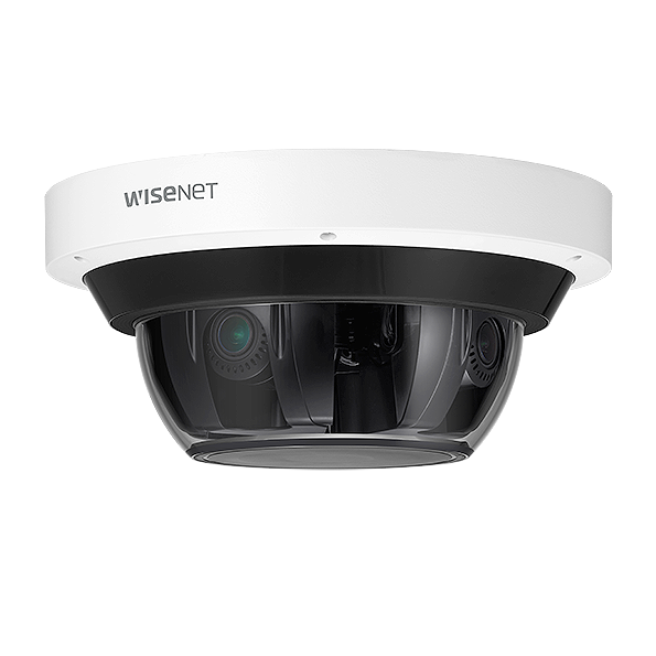 Hanwha VisionWISENET P Series 20MP Multi-Sensor IR Vandal Dome with 3.6-9.4mm Motor