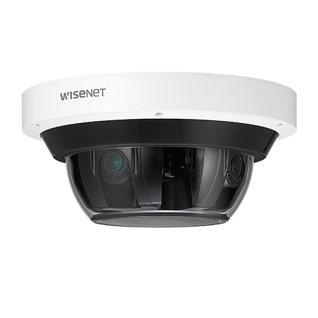 Hanwha VisionWISENET P Series 20MP Multi-Sensor IR Vandal Dome with 3.6-9.4mm Motor