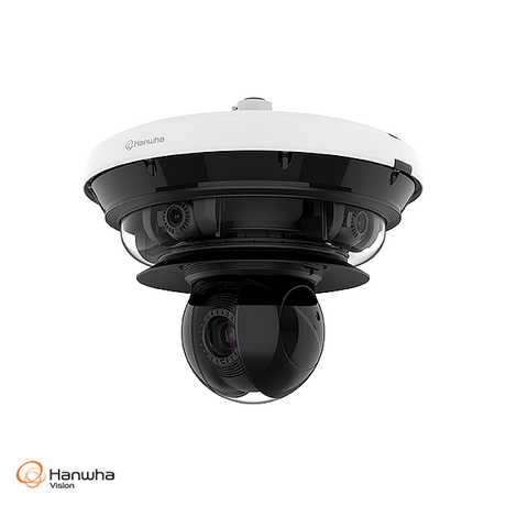 Hanwha VisionHanwha Vision 8MP H.265 IR Multi-sensor camera with PTZ and AI Object 