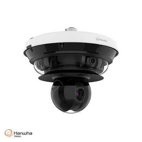 Hanwha VisionHanwha Vision 8MP H.265 IR Multi-sensor camera with PTZ and AI Object 