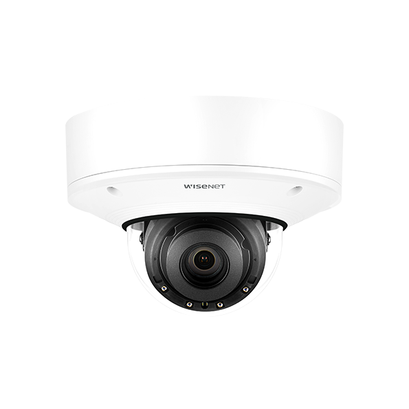 Hanwha VisionWISENET P Series 2MP Network AI IR Vandal Dome Camera (4.5-10mm Lens)