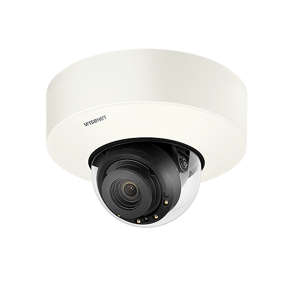 Hanwha VisionWISENET P Series 2MP Network AI IR Vandal Dome Camera (4.5-10mm Lens)