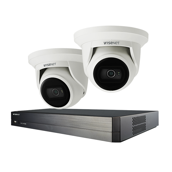 Hanwha VisionHanwha Vision CT-QNE-KIT-4CH2CAM Surveillance Kit