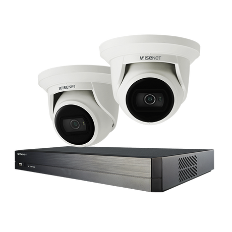 Hanwha VisionHanwha Vision CT-QNE-KIT-4CH2CAM Surveillance Kit